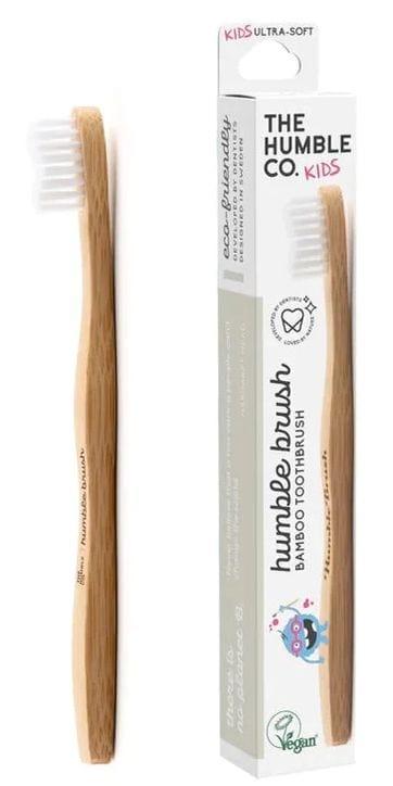The Humble Co.  Kids Ultra Soft Toothbrush - White - Brand New