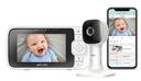 Oricom  4.3” Smart HD Nursery Pal Baby Monitor (OBH430) in White in Over Stock condition