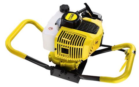 Giantz  80CC Post Hole Digger Petrol Engine Motor Only - Yellow - Brand New
