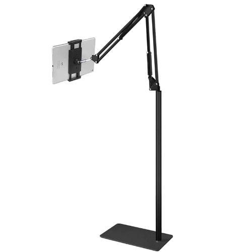 Tough On  Adjustable Floor Stand with Phone & Tablet Holder in Black in Brand New condition
