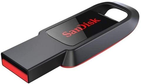 SanDisk  USB 2.0 CZ61 Cruzer Spark Flash Drive - 128GB - Black - Brand New