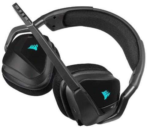 Corsair Void RGB Elite Wireless Premium Gaming Headset with 7.1 Surround Sound - Black - Brand New