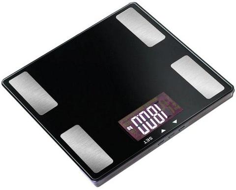 Electronic Digital Bathroom Scales Body Fat Scale Bluetooth Weight 180KG - Black - Brand New