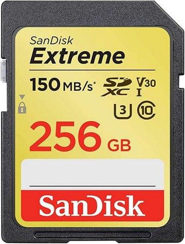SanDisk  Extreme SDHC/SDXC UHS-I Memory Card (150MB/s) - 256GB - Black - Brand New