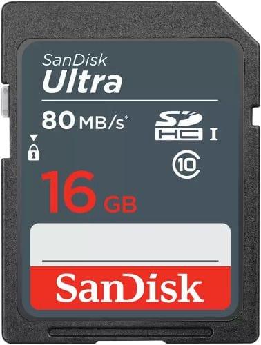 SanDisk  Ultra SDHC/SDXC UHS-I Card (100MB/s) - 64GB - Black - Brand New