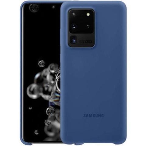 Samsung  Silicone Cover Phone Case for Galaxy S20 Ultra - Blue - Brand New
