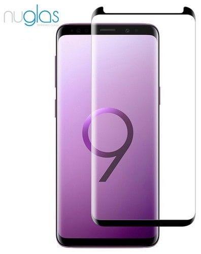 Nuglas  3D Full Cover Tempered Glass Curved Edge Screen Protector for Galaxy S9 Plus - Clear - Brand New