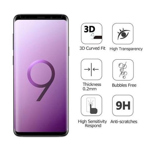 Nuglas  3D Full Cover Curved Edge Screen Protector for Galaxy S10 - Clear - Brand New