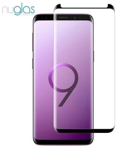 Nuglas  3D Full Cover Tempered Glass Curved Edge Screen Protector for Galaxy S9 in Clear in Brand New condition