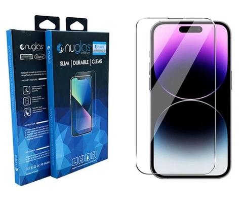 Nuglas  Tempered Glass Scratch Proof Screen Protector for iPhone 14 Pro Max - Clear - Brand New