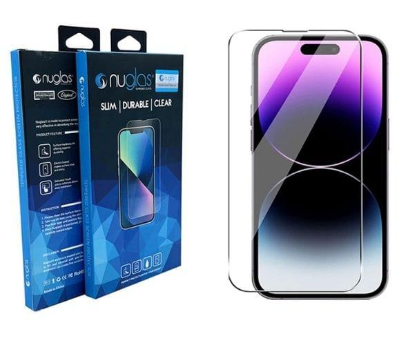 Nuglas  Tempered Glass Scratch Proof Screen Protector for iPhone 14 Pro Max in Clear in Brand New condition