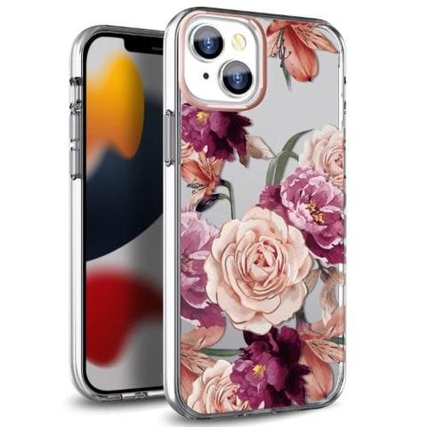 Tough On  Classic Phone Case for iPhone 14 Plus - Flower Classic - Brand New