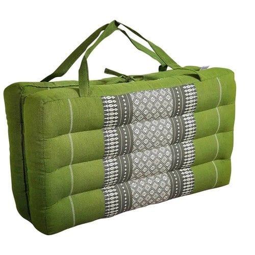 Mango Trees 2-Fold Meditation Cushion Yoga Mat Green in Green in Brand New condition