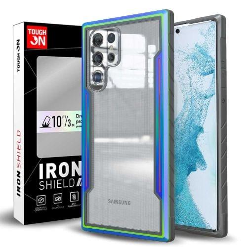 Tough On  Iron Shield Phone Case for Galaxy S22 Ultra 5G in Iridescent in Brand New condition