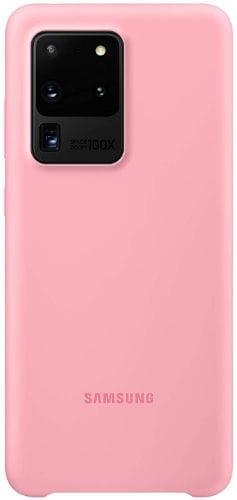 Samsung  Silicone Cover Phone Case for Galaxy S20 Ultra - Pink - Brand New