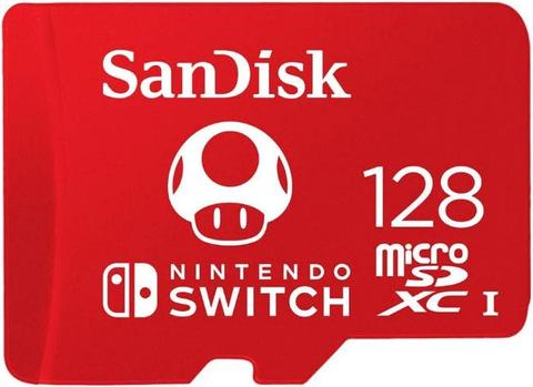 SanDisk  microSDXC Card for Nintendo Switch - Red (128GB) - Brand New