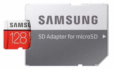 Samsung  Evo Plus Memory Card (2020) with Adapter - 128GB - Red - Brand New