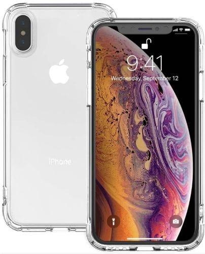Inspiring&Living TPU Clear Shockproof Bumper Back Case Cover for iPhone X - Transparent - Brand New