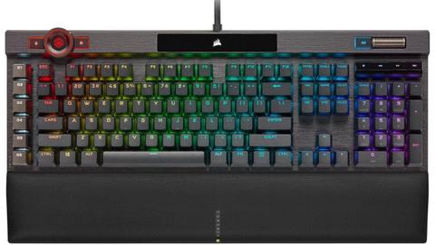 Corsair  K100 RGB Optical-Mechanical Gaming Keyboard — CORSAIR OPX Switch - Black - Brand New