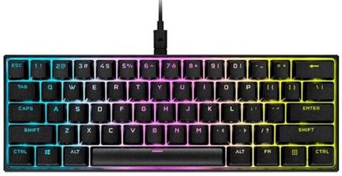 Corsair  K65 RGB Mini 60% Mechanical Gaming Keyboard - CHERRY MX SPEED  - Black - Brand New