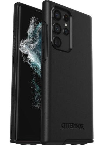 Otterbox  Symmetry Series Antimicrobial Phone Case for Galaxy S22 Ultra - Black - Brand New