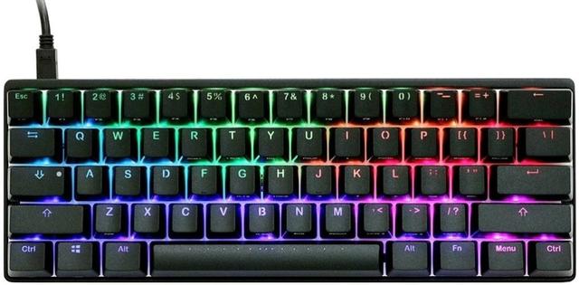 Vortex  Poker 3 RGB Mechanical Gaming Keyboard Cherry MX in (BLA) Black (Blue Clicky Switch) in Brand New condition