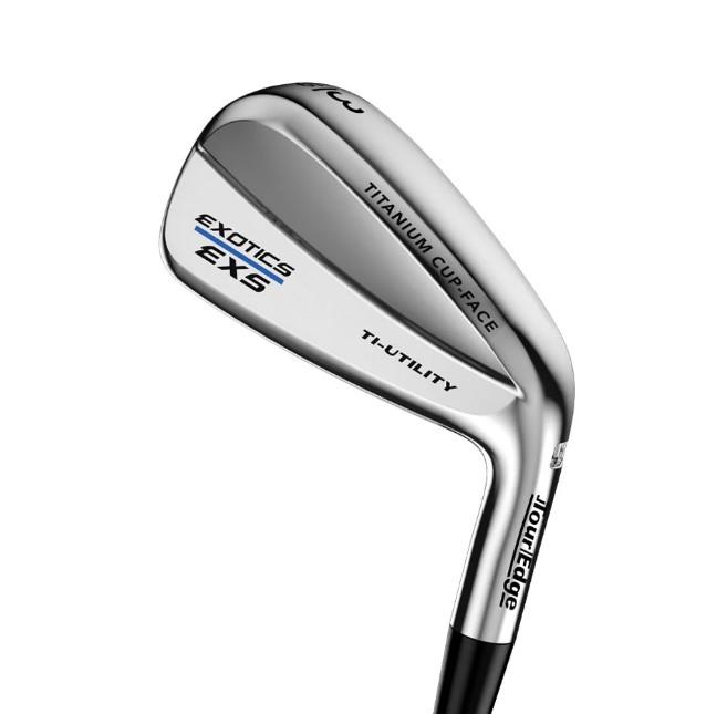 Tour Edge EXS 220 Ti-Utility Silver Hybrid - Golf Club