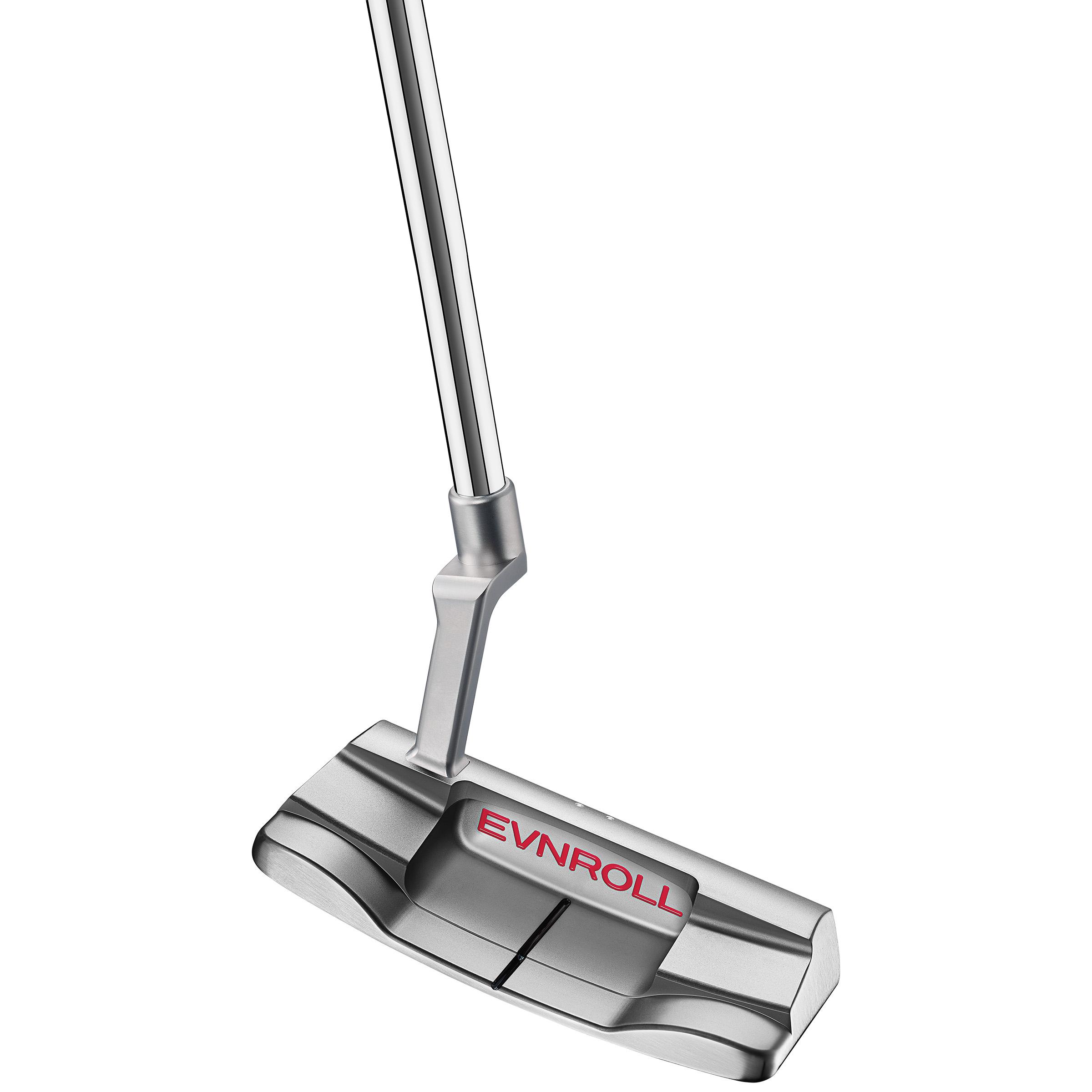 Evnroll ER2v2 Short Plumber MidBlade Red Gravity Putter - Golf Club