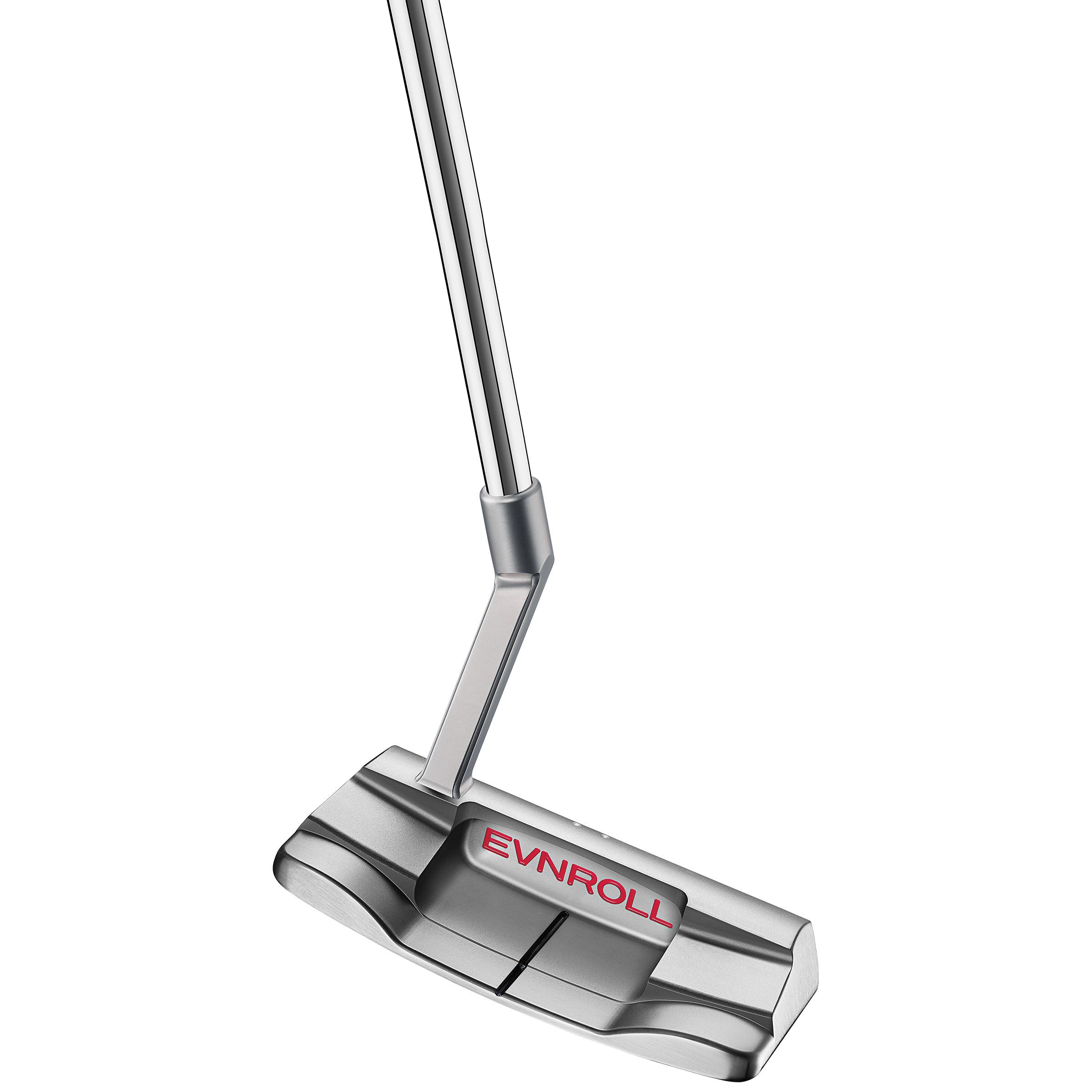 Evnroll ER2v4 Long Slant MidBlade White TourTac Putter - Golf Club
