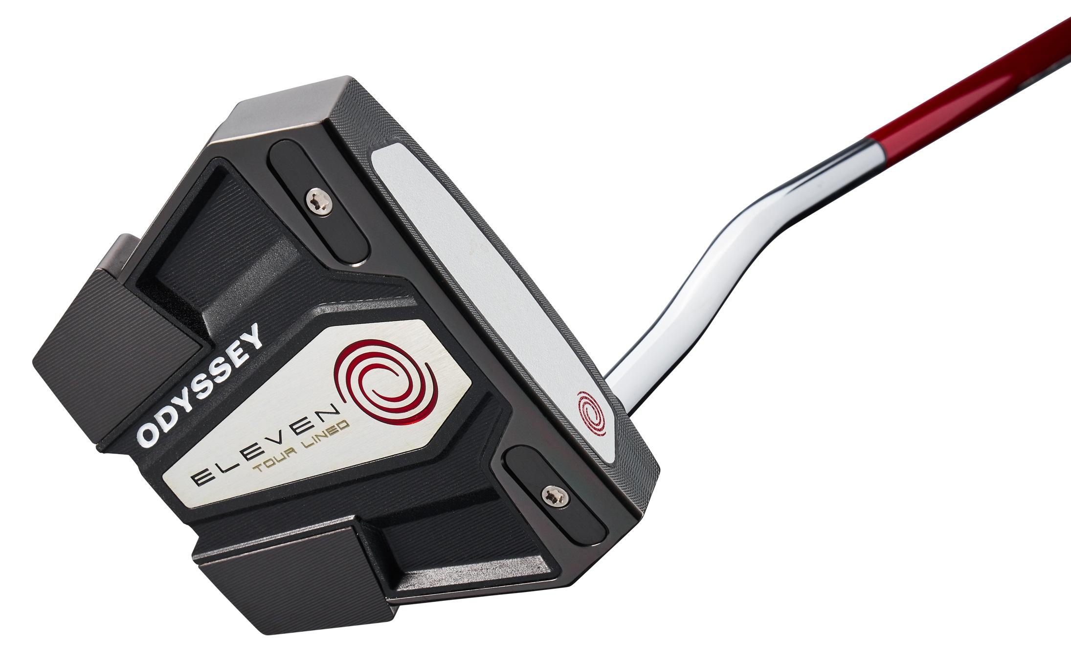 Odyssey Eleven Tour Lined DB Red Stroke Lab Putter - Golf Club