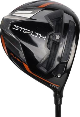 TaylorMade MYSTEALTH PLUS Black/Orange w/Orange Face Driver - Golf Club