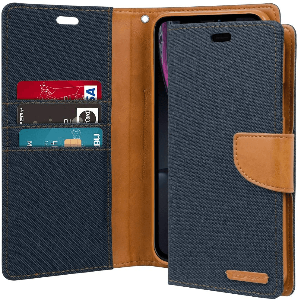 Goospery Goospery Canvas Wallet Flip Phone Case for Samsung Galaxy S23+