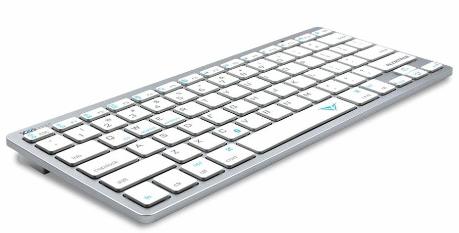 Alcatroz XPLORER DOCK 1 Wireless Bluetooth Keyboard V3.0 Ultra-silm - White - Brand New