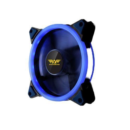 Armaggeddon Azure Dual Saber LED 120mm Gaming PC Cooling Fan