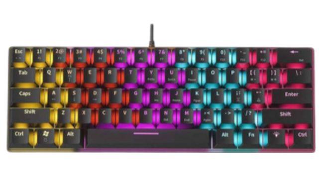 Armaggeddon  MKA 1C Neo Led Backlight Mechanical Hot Swapable Gaming Keyboard - Black - Brand New