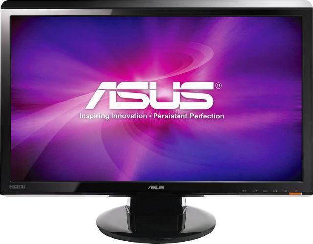 Asus VH242H Widescreen LCD Monitor 23.6" in Black in Excellent condition