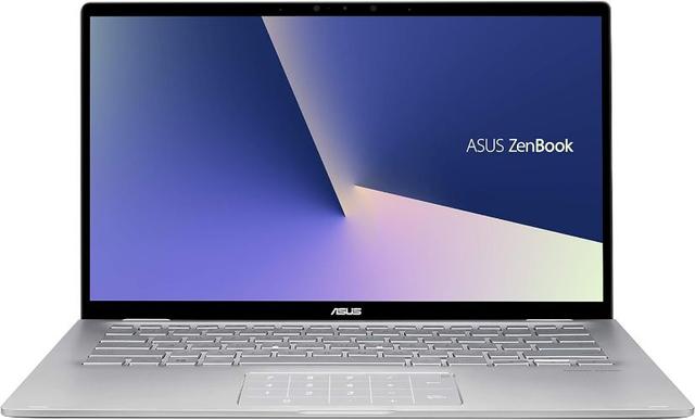 Asus ZenBook Flip 14 UX462 2-In-1 Laptop 14" AMD Ryzen 5 3500U 2.1GHz in Light Grey in Excellent condition