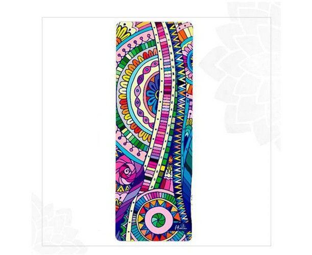 Alma Universal BALI BEACH TOWEL unisex Eco-friendly beach gym camping towel sand free galaxy art made from recycled plastic bottles - Default - Brand New