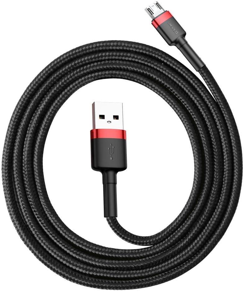 Baseus Phone Cable Cafule Fast Charging USB to Micro USB 1.5A (2M) - Reebelo Australia