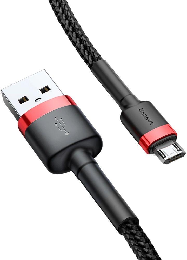 Baseus Phone Cable Cafule Fast Charging USB to Micro USB 1.5A (2M) - Reebelo Australia
