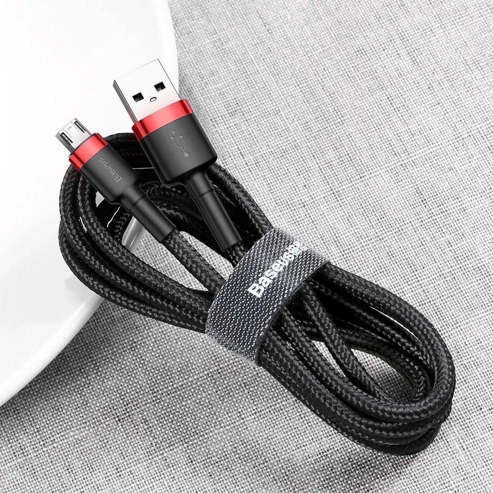Baseus Phone Cable Cafule Fast Charging USB to Micro USB 1.5A (2M) - Reebelo Australia