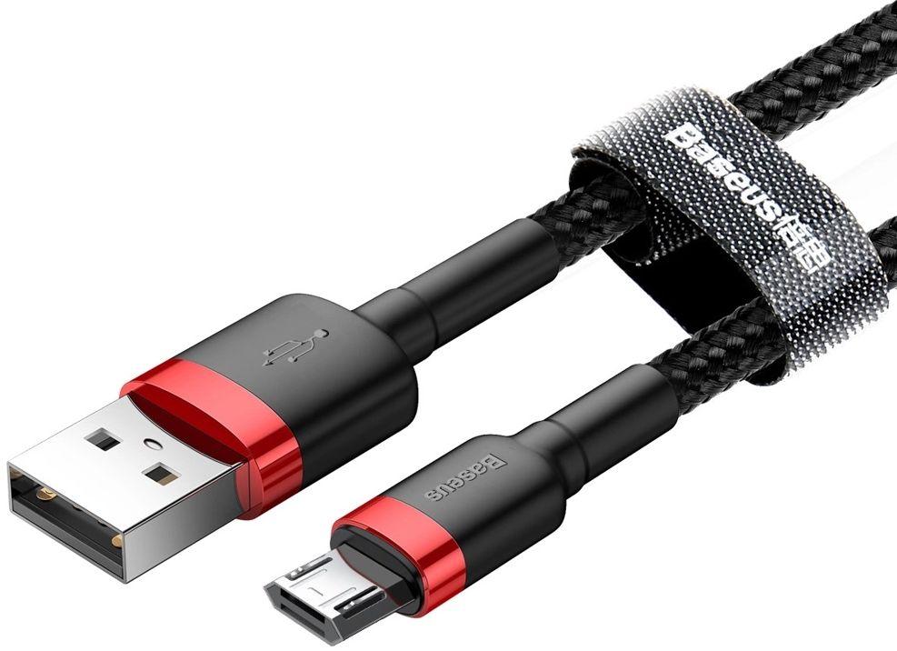 Baseus Phone Cable Cafule Fast Charging USB to Micro USB 2A (3M) - Reebelo Australia