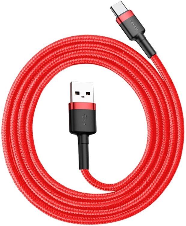 Baseus Phone Cable Cafule Fast Charging USB to Type-C USB 2A (2M) - Reebelo Australia