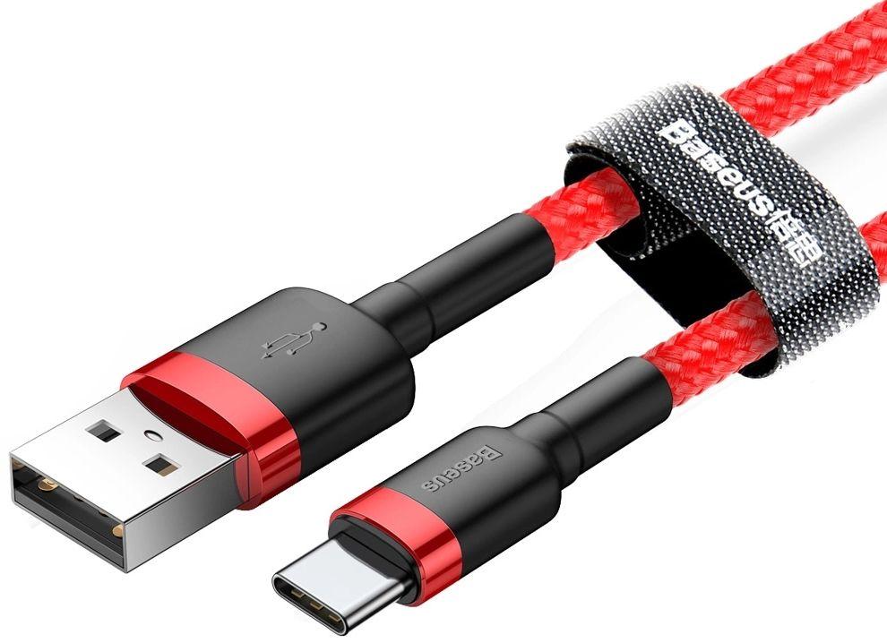 Baseus Phone Cable Cafule Fast Charging USB to Type-C USB 2A (2M) - Reebelo Australia