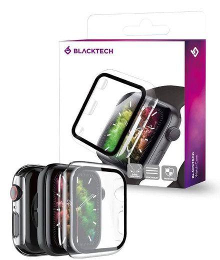Blacktech Case with glass for Apple Watch Series 7 41mm