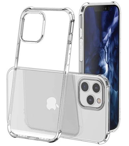 Clear Reinforced Protection Back Case Cover for iPhone 12/12 Pro