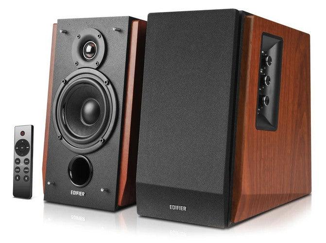 Edifier  R1700BTS Active 2.0 Bluetooth Bookshelf Speaker - Brown - Brand New