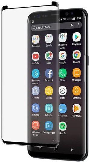 EFM  Curved Sapphire Screen Armour for Samsung Galaxy S9 - Clear/Black frame - Brand New