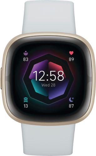 Fitbit Sense 2 Health and Fitness Smartwatch Aluminum 40mm in Soft Gold in Acceptable condition