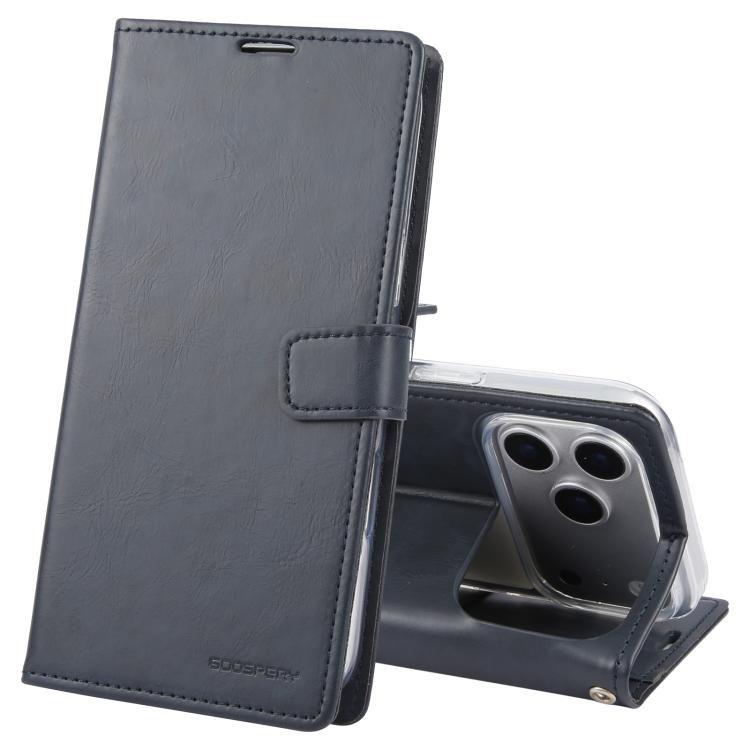 Goospery Mercury Blue Moon Diary Wallet Phone Case for iPhone 17 Pro Max